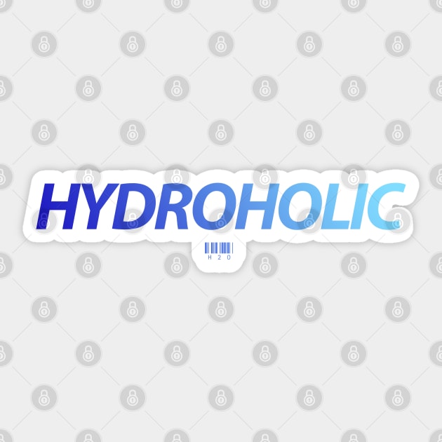 Hydroholic Gradient Sticker by felixbunny